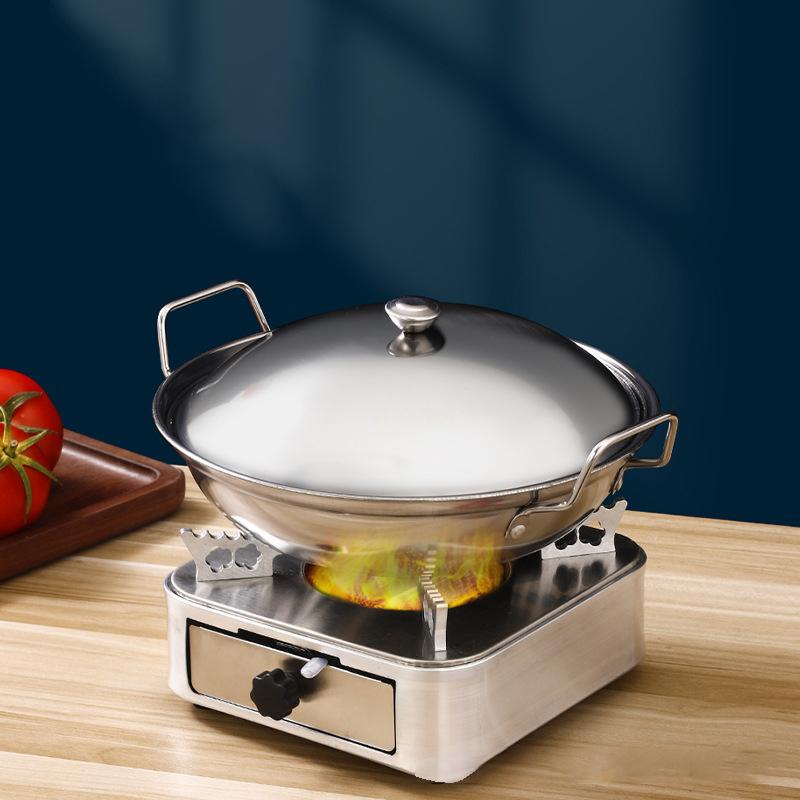 Мини спиртовая горелка из нержавеющей стали, выдвижная походная плита с регулируемой мощностью огня, уличная походная кулинарная спиртовая горелка