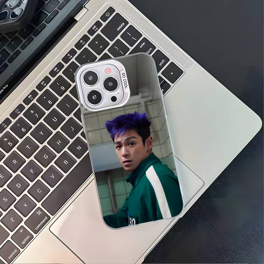 Чехол для телефона C-Choi S-Seung Hyun T-TOP Для iPhone 17,16,15,14,13,12,11,Pro,XS,Max,Plus,Mini,SE4,E Белый Матовый Ударопрочный Чехол