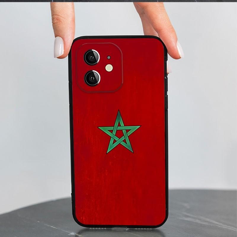 Чехол для телефона с флагом Марокко для Apple Iphone 14 Pro 13 Mini 11 12 Max Xr X Xs 6 6s 7 8 Plus противоударная задняя крышка