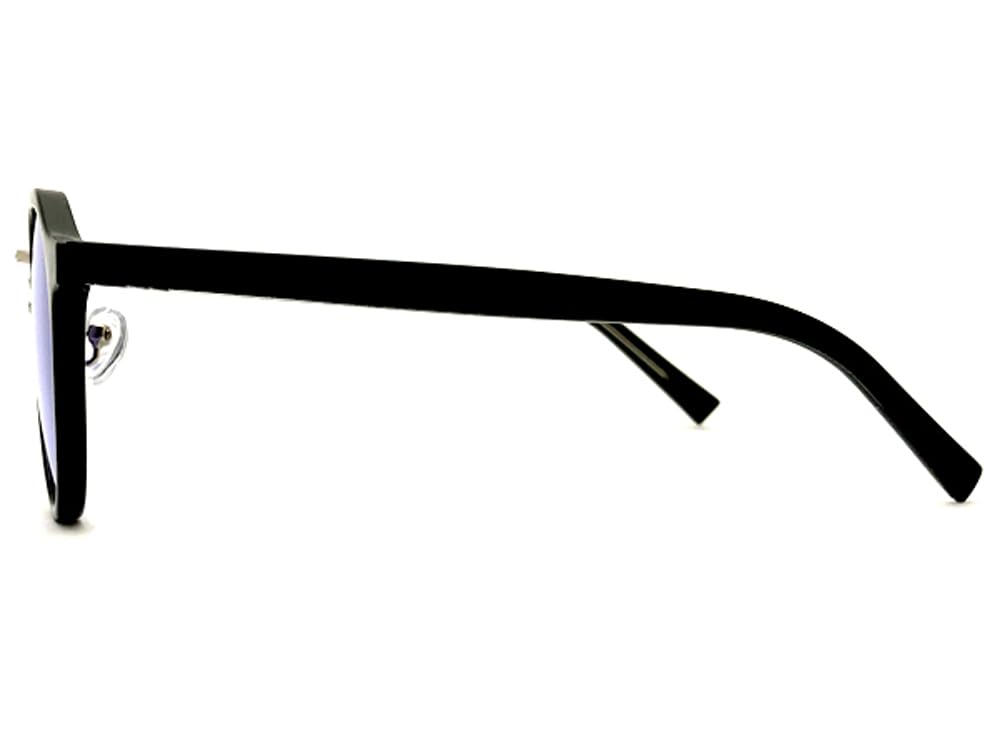 METAL BRIDGE CROWN PANTO BOSTON SUNGLASSES BRIDGE CROWN PANTO BOSTON x LIGHT PURPLE [SPEED ADDICT] (METAL SUNGLASSES) BLACK/SILVER