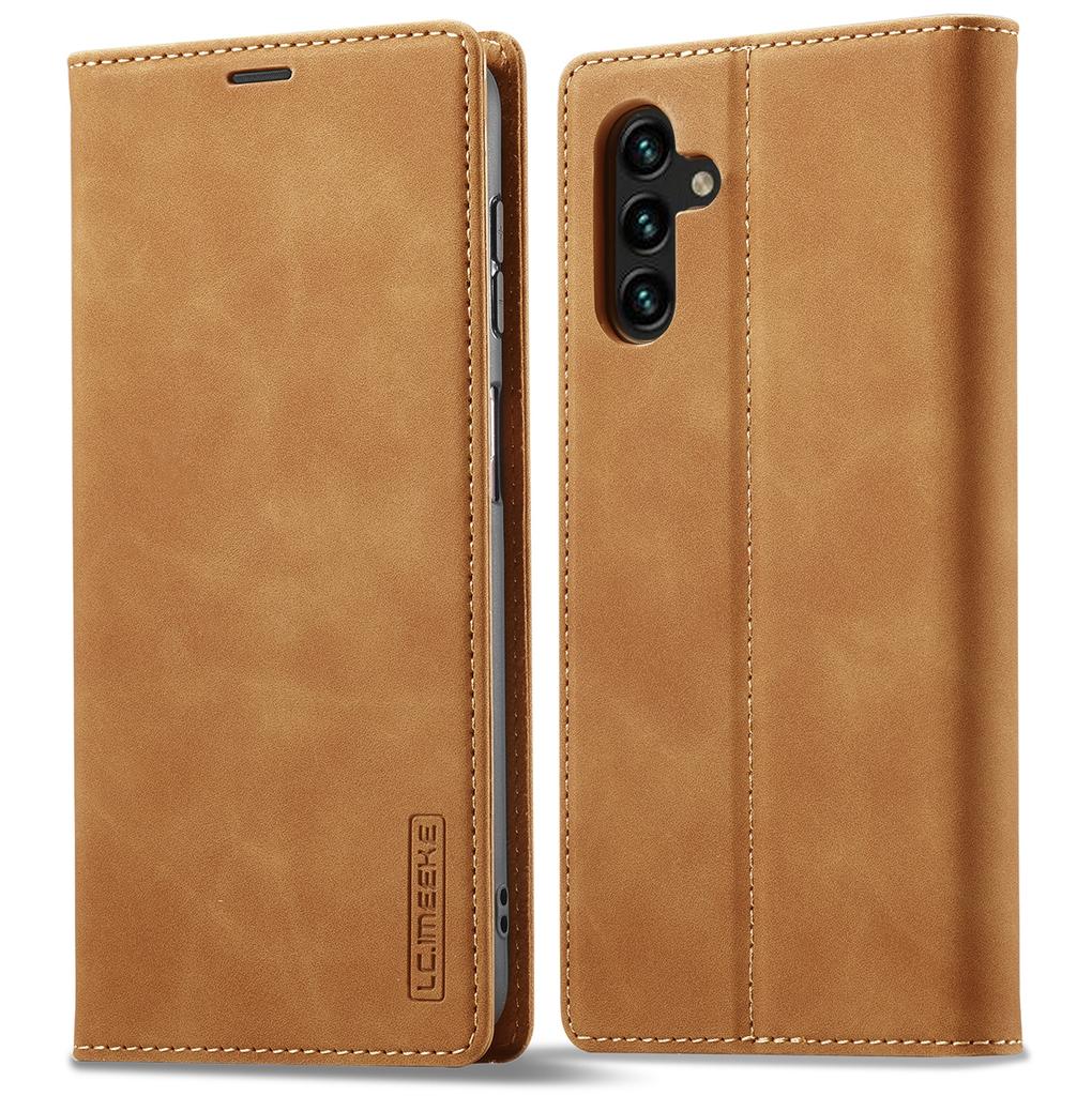 LC.IMEEKE Для Samsung Galaxy A16 5G/A16 4G Чехол-подставка TPU+PU Флип-чехол для телефона