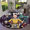 Onepunch Man Round Area Rug Carpet Rug For Living Room Bedroom Sofa Playroom Decor Nonslip Floor Mat