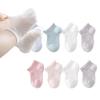 3pairs/bag Mesh Breathable Socks for Baby Summer Autumn Thin Type Infant Socks Stretch Elastic Casuals Basics Nets Sock Panel