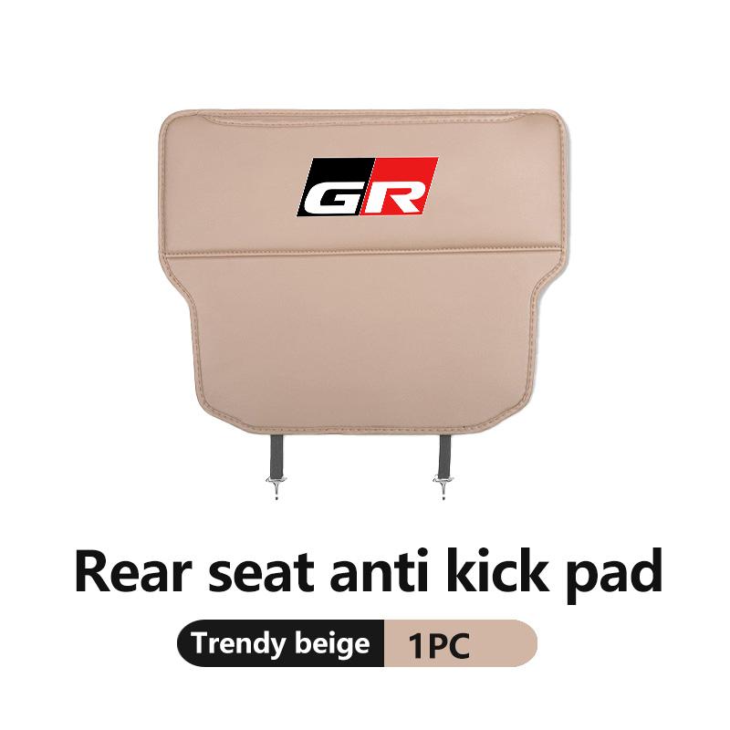 svagd6 Car Interior Seat Back Anti Child Kick Protector Pad Auto Storage Accessories For Toyota GR Sport Crown RAV4 Yaris Land Cruiser