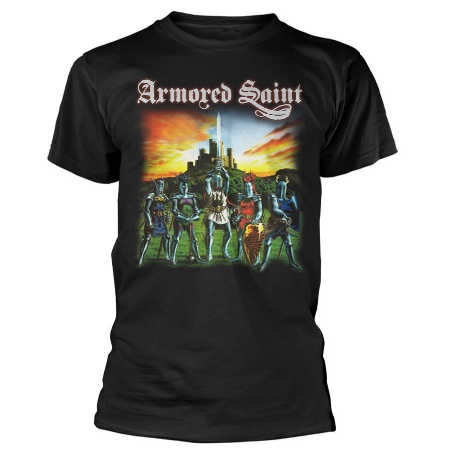 Armored Saint Band Album Music Heavy Cotton Black All Size T Shirt TU515