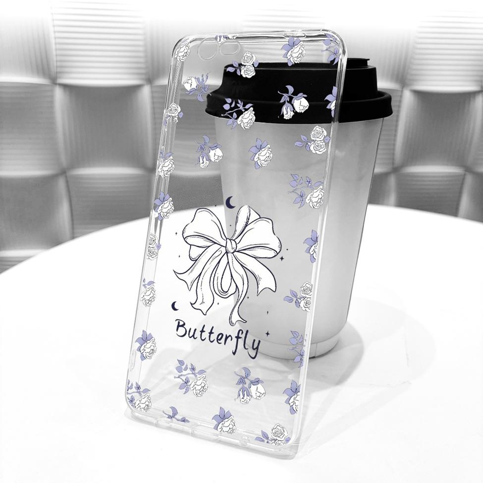Transparent Casing For iPhone 6s Phone Case For iPhone 6 Cover Luxury Fashion Butterfly Funny Cute Painted