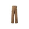 Carhartt WIP X Коллаборация Awake NY Весна/Лето 2023 Свободные повседневные брюки с цветочной вышивкой Унисекс брюки Хаки I031716-07R-02