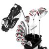 Golf Club Set Stand Bag WE-5Z-White [Right/R] + WE-F-01 [Black Silver]