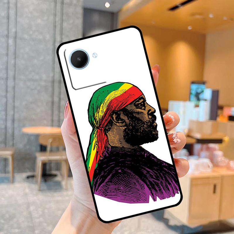 Emperor Menelik II of Ethiopia Case For Realme C55 C33 C31 C35 C30 C11 C15 C25s C21Y GT Neo 5 3T 2T 8 9 10 11 Pro Plus