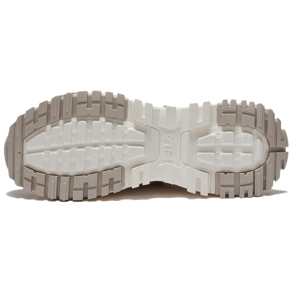 Fila Fusion Bianco We Пиратский Медведь Флис Удобные Износостойкие Низкие Повседневные Кроссовки Женские Коричневый Белый T12W441007FAC
