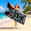 Бренд V-Volcom Полотенце пляжное, быстросохнущее впитывающее банное полотенце для плавания, спортзала, кемпинга, отдыха на природе
