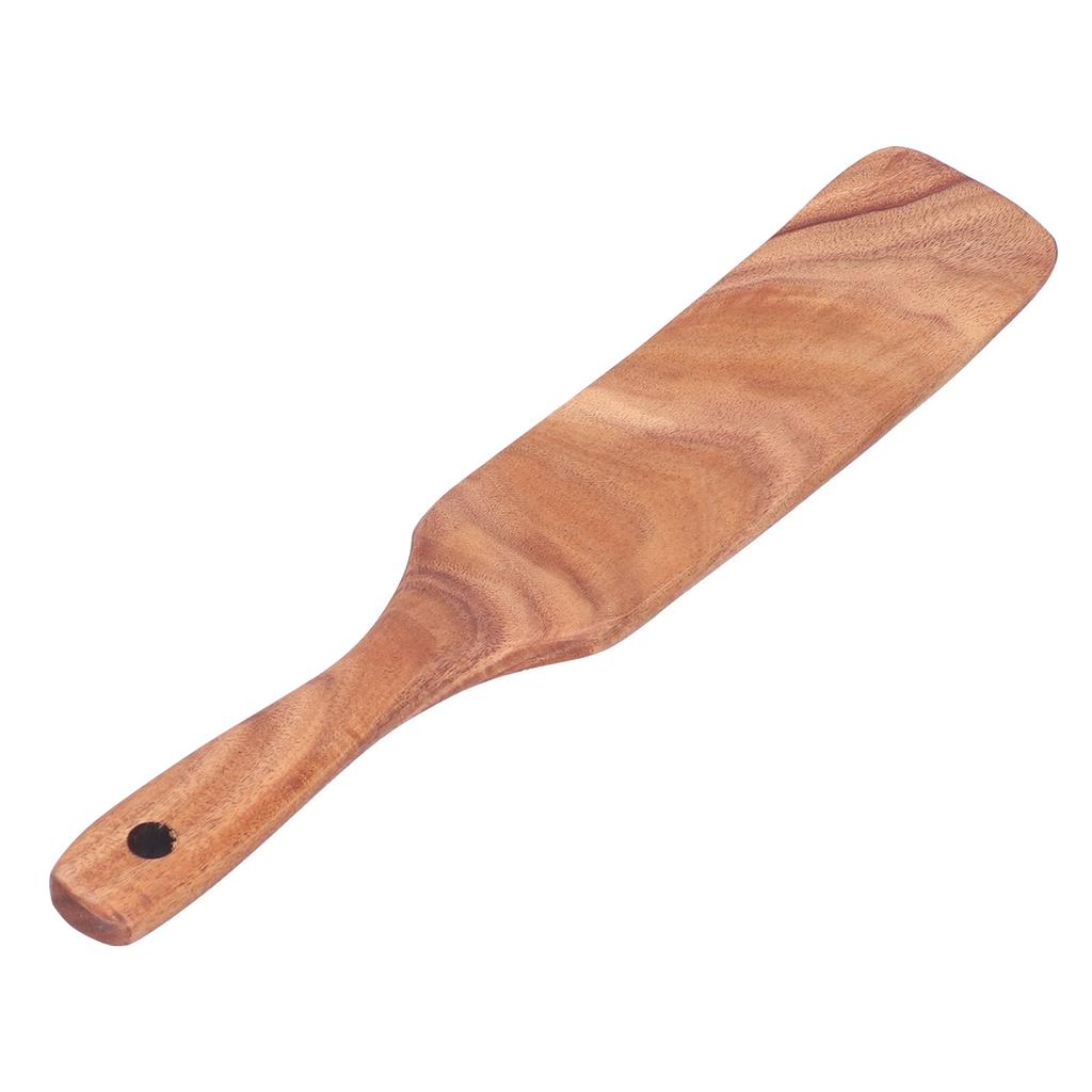 Teak Spatula Wooden Steak Pizza Cooking Salad Frying Spatula for Business Gifts Home KitchenLarge Shovel 13.8x2.4inch