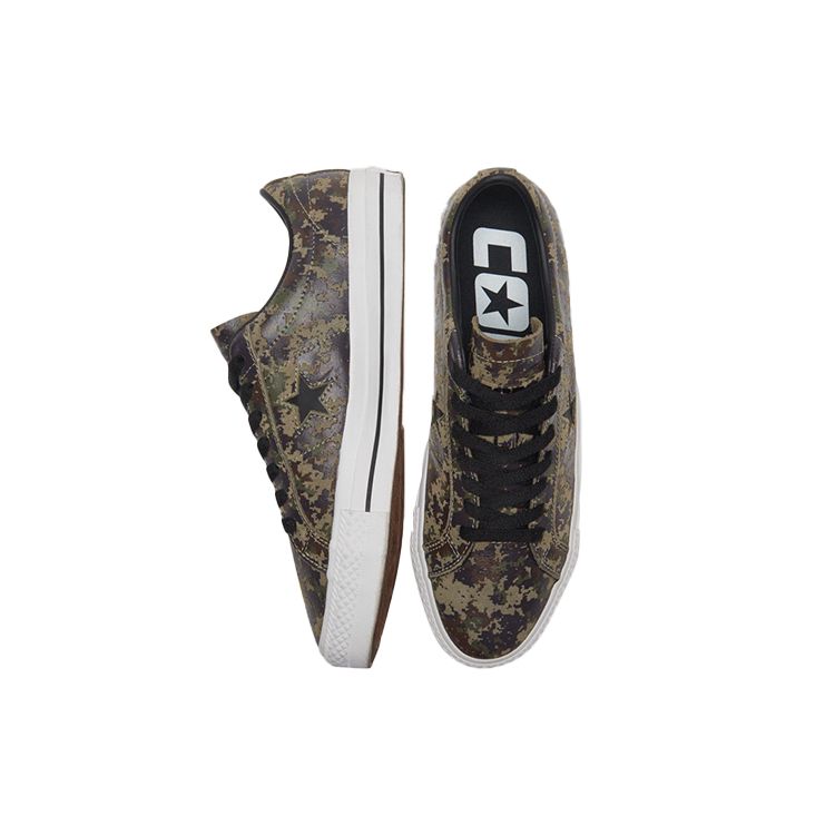 Converse Кроссовки унисекс One Star Pro Low Digi Camo Коричневые бархатно-коричневые травяные 170071C