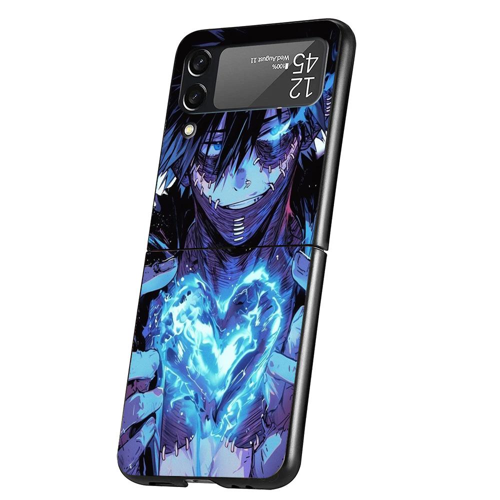 Чехол для телефона Dabi MHA My Hero A-Academy для Samsung Galaxy Z Flip 7 6 5 4 3 5G Flip7 Flip6 Flip5 Flip4 Flip3 Черный Fundas Sh