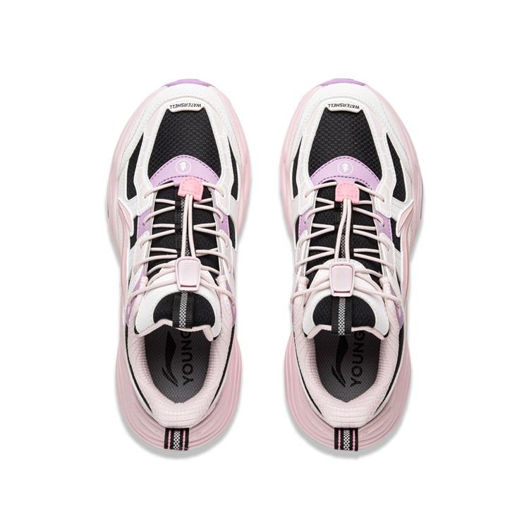 Li Ning Детская мода Удобные Прочные Низкие Повседневные Кроссовки Детские кроссовки Черный YKCU244-4