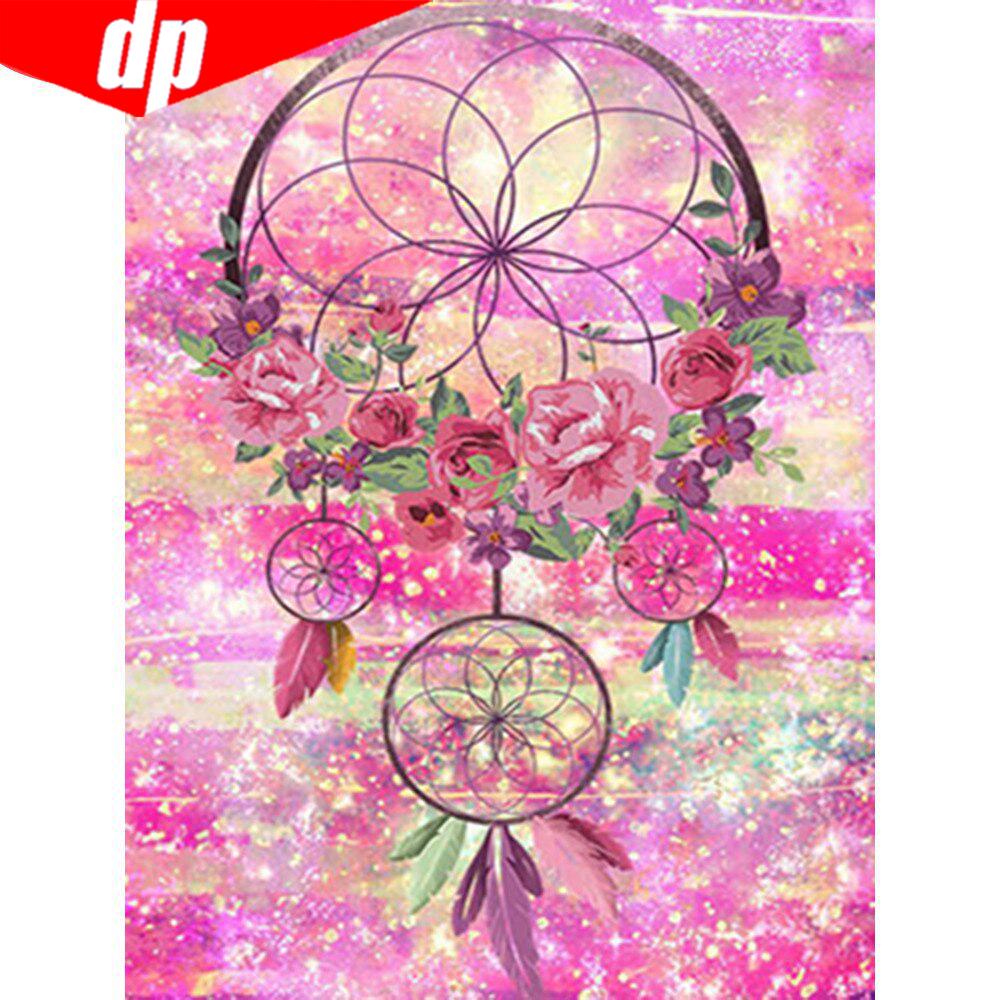 Полный круглый Алмазная мозаика Ловец снов 5D DIY Алмазная картина Алмазная вышивка