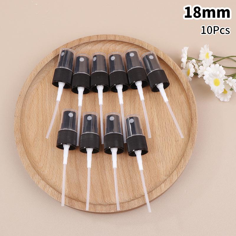 10 шт. портативный распылитель для флаконов с распылителем, насос для духов, распылительная головка с мелким туманом, сменная, многоразовая, 18/20/24 мм