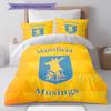MansfieldFC Pattern Bedding Quilt Set Quilt Cover Pillowcase Home Decoration Birthday Gift (1 * duvet cover + 2 * pillowcase, without core)