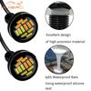2PCS 23mm 4014 Car Auto 12Led Eagle Eye Turn Signal DayTime Running Light Spot Lamp Backup Motor Parking DayLamp DRL Waterproof