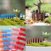 Wood Fence Palisade Miniature Fairy Garden Home Houses Decoration Mini Craft Micro Landscaping Decor Diy Accessories