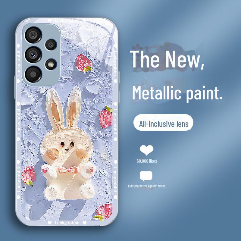 Универсальный чехол с масляной живописью из жидкого стекла для Samsung S20Ultra, S21, S22Pro