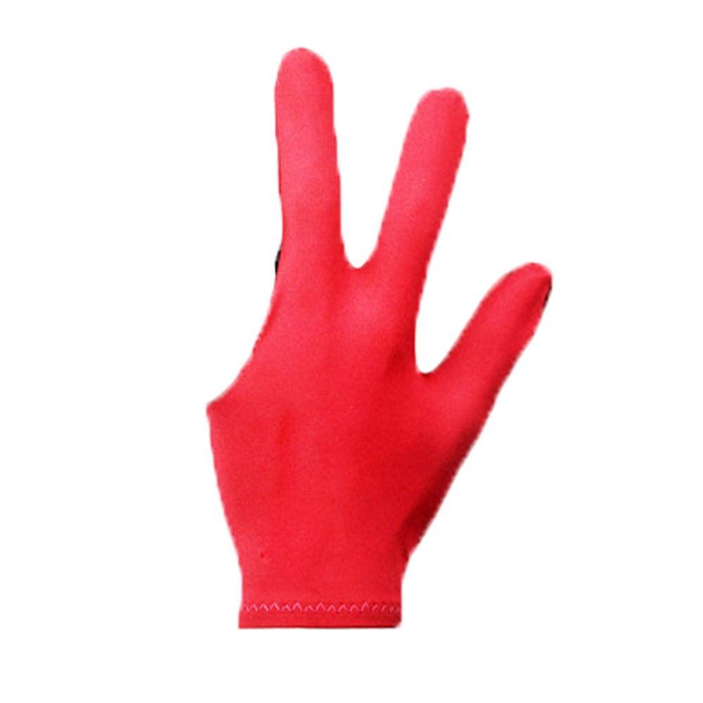 Leopard Fitness Gloves Snooker Billiard Gloves Letter Three Finger Billiard Gloves Left Hand Gloves