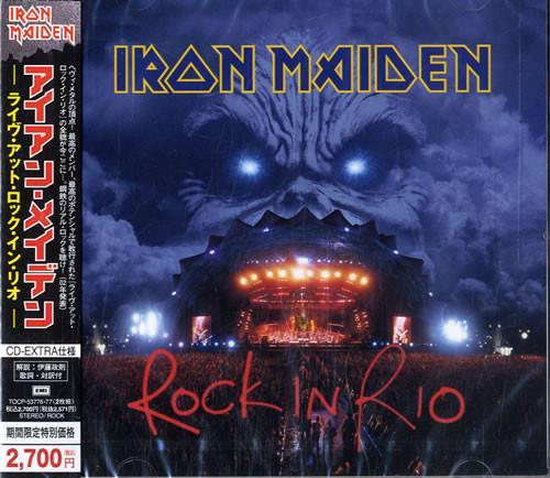 CD IRON MAIDEN Rock In Rio TOCP5377677 EMI 2006 Япония ObiRock Б/у