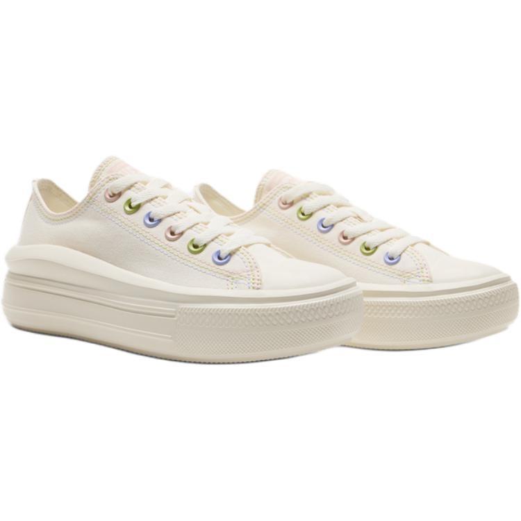 Converse Кеды All Star Move Canvas Устойчивые к истиранию Устойчивые к истиранию Низкие Повседневная обувь Женские Цвет Экрю A17935C