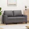 VidaXL 2-Seater Sofa, Living Room Sofa with Armrests and Back Cushions, Indoor Living Room Furniture, 359134