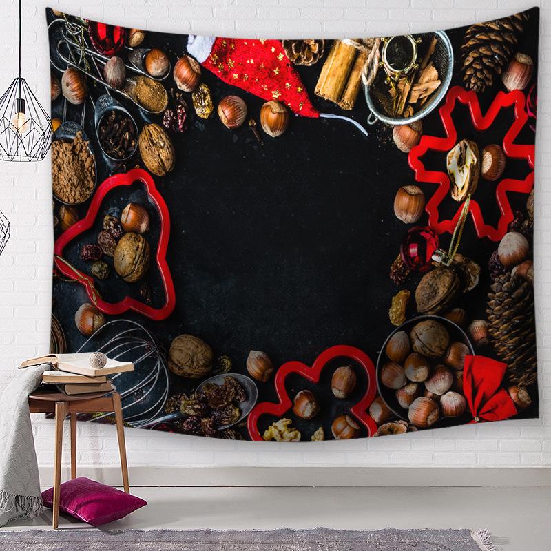 Рождественский гобелен в европейской и американской рождественской серии, гобелен для гостиной, спальни, скатерть