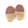 Natural Red Jasper Oval Shape Matched Pair Loose Cabochon Gemstone 12X21X2MM SK-1490
