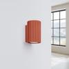 Carbon wall lamp 10 red ochre