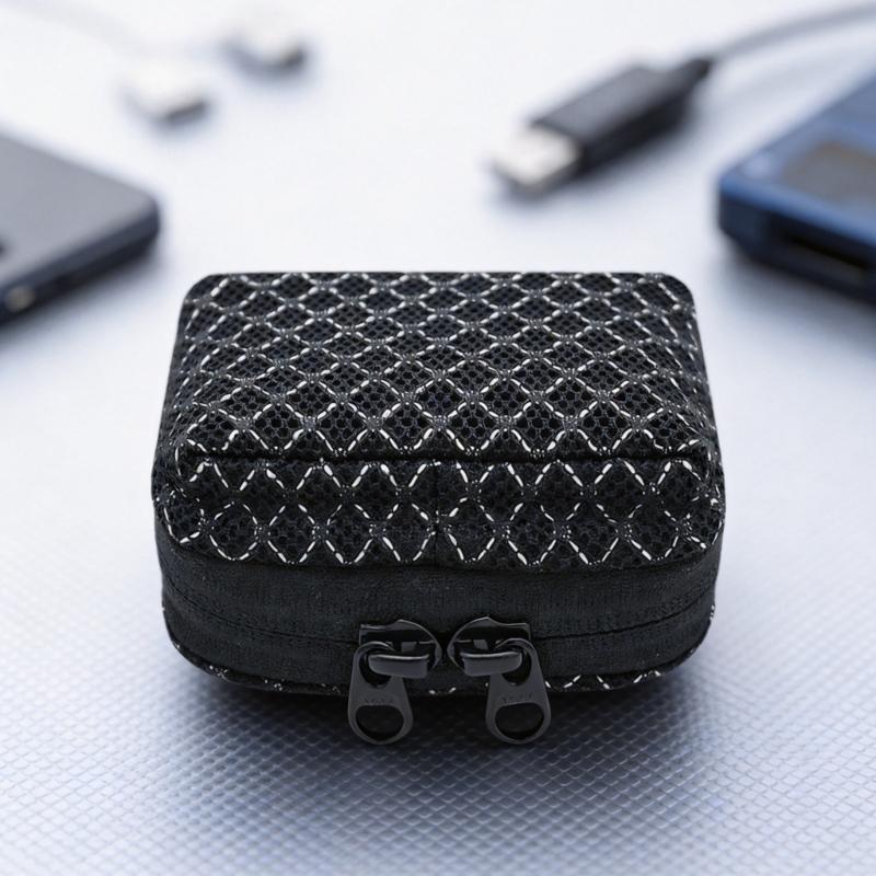 Защитный чехол для переноски для корпуса Powerbank A1638 45 Вт с двойной молнией и прочной сетчатой тканью