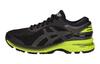 Asics Кроссовки для бега Gel Kayano 25, износостойкие, низкие, детские, черные с зеленым, для подростков 1014A004-001