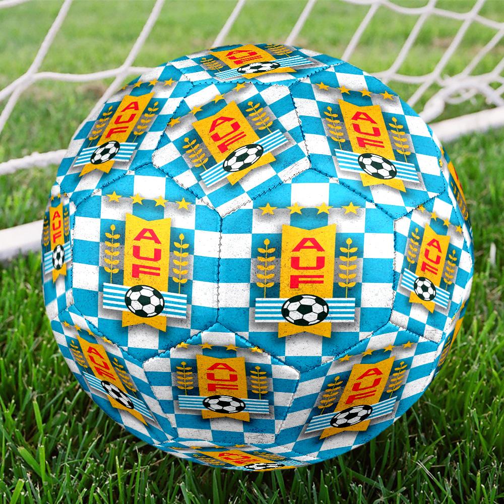 Fc Crest Design Printed Size 5 Soccer Balls, High-Quality, Anti-Slip, Protective Football, A Unique Gift , Birthdays, Christmas Gifts