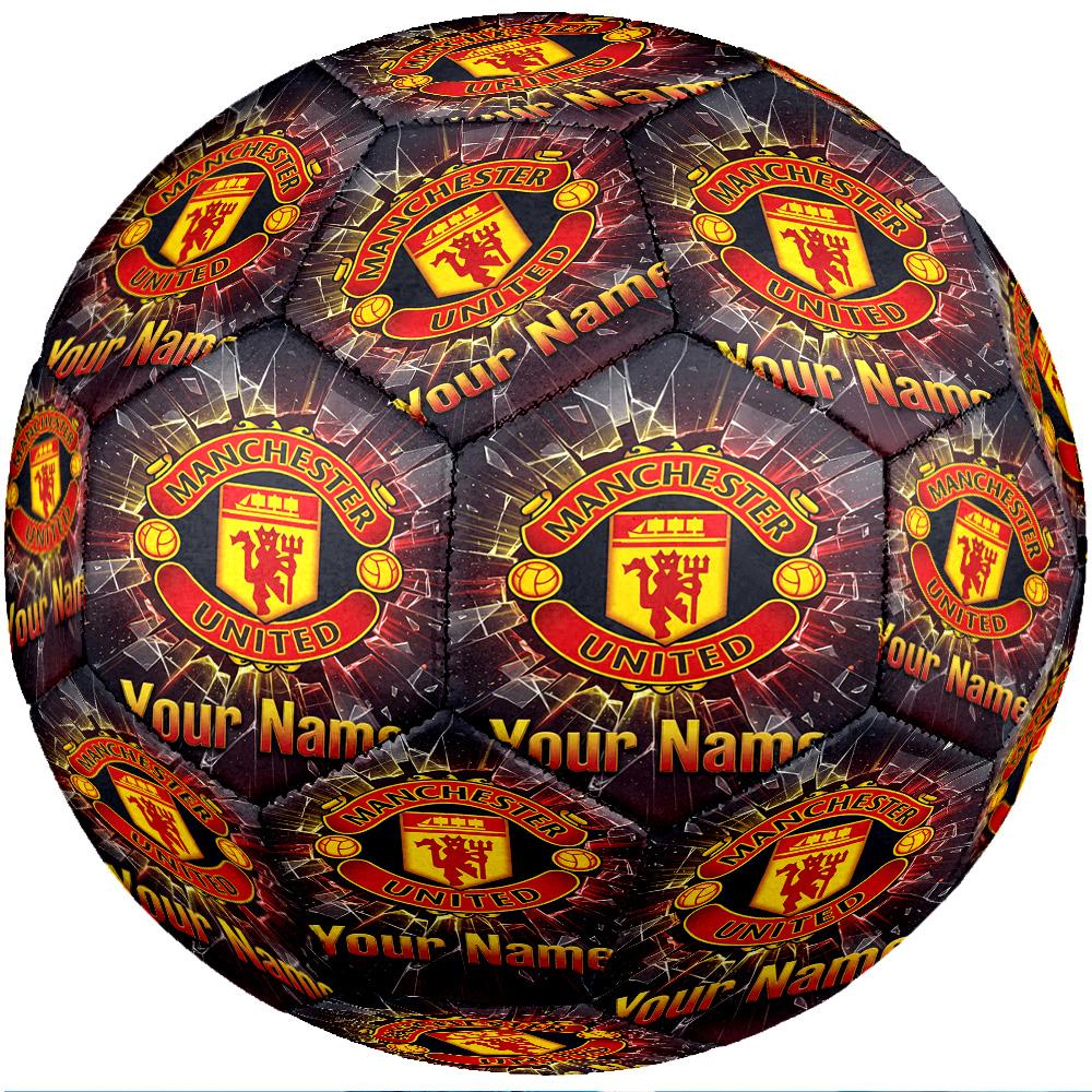 Manchester United Fashion Size 5 Football Wearproof Non‑Slip Soccer Ball For Sports Training Entertainment Use