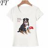 I Love My Bernese mountain dog TShirt Summer Cute Women Tshirt Hipster Cool Dog Print T Shirt Female Tops ladies casual Tees
