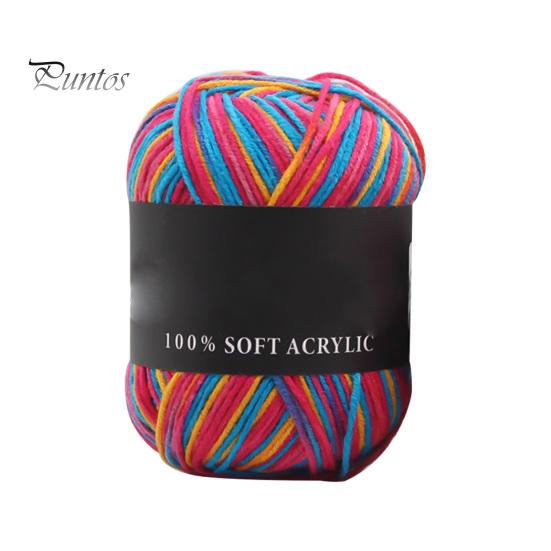 Шерстяная пряжа тройных брендов, мягкая молочно-хлопковая однотонная вязальная пряжа для свитера