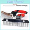 Dog Grooming Comb For Large Dogs With Detangling And Hair Removal Features
