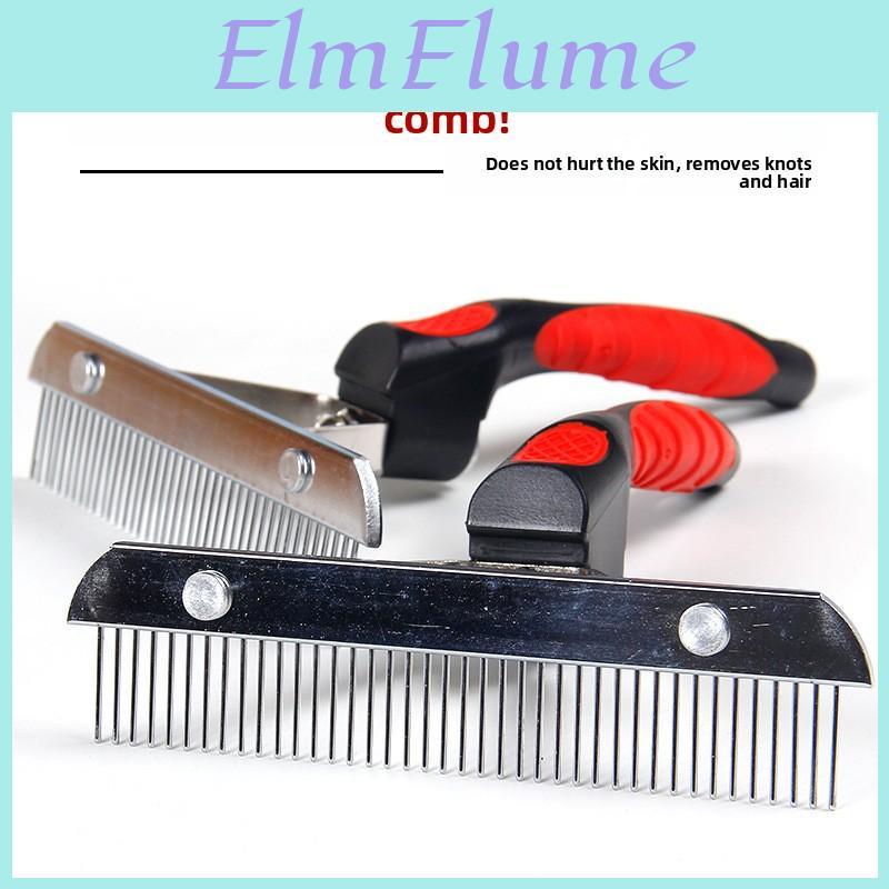 Dog Grooming Comb For Large Dogs With Detangling And Hair Removal Features