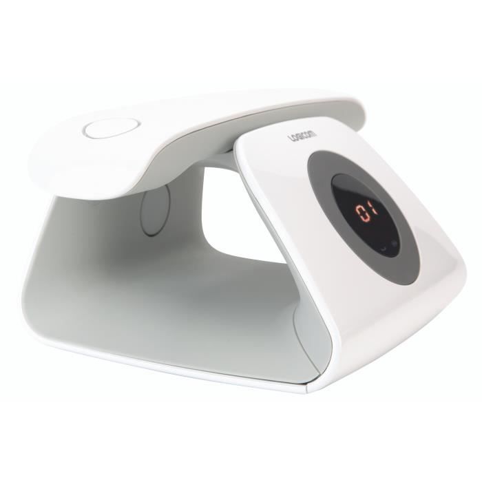 Téléphone fixe - logicom - design rétro - écran rétroéclairé - mémoire 20 contacts - répondeur