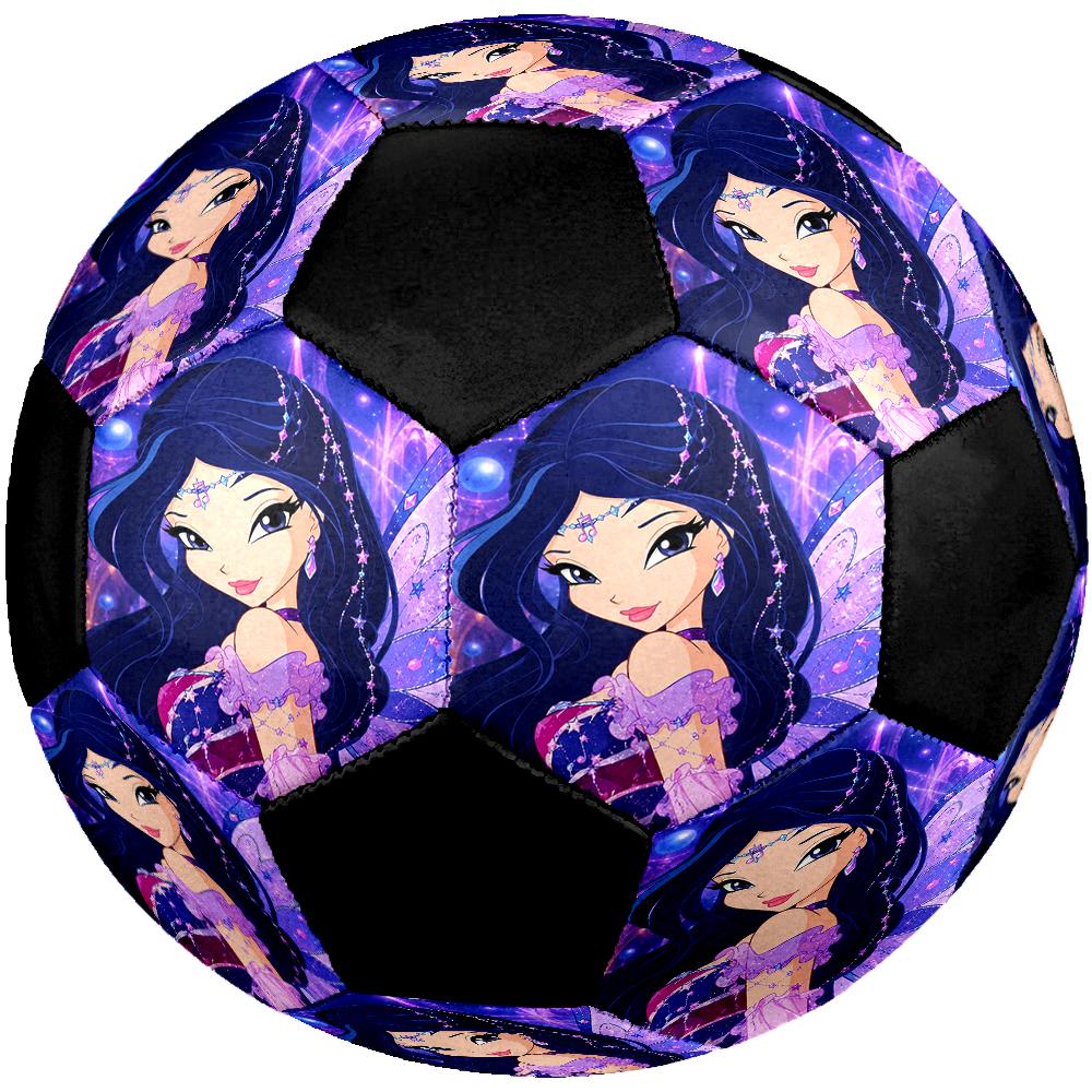 Winx Club Theme Size 5 Soccer Ball, Suitable for Both Indoor and Outdoor Matches, a Gift Suitable for Everyone.