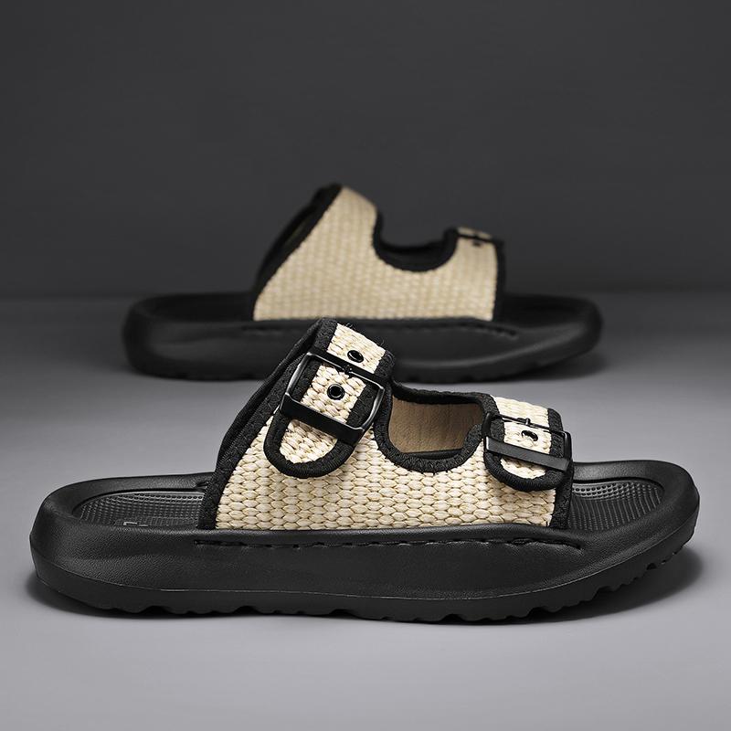 Fashion 2025 Summer Male Casual Shoe Fashion Footwear Big Size 45 Male Slippers Mens Beach Sandals Mesh Comfortable Breathable Man Shoe