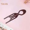 2Pcs Hair Stick Clips U-Shaped Design Styling Decoration Secure Grip No Damage Hair Clip Plastic Hair Accessories