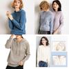 Women's Loose Sweater Knitted Soft Cashmere Hoodies Coat For Cozy Comfort