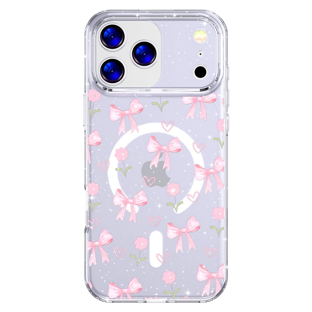 Магнитный чехол с акварельными цветами для Apple iPhone 17 Pro Max