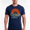 Vintage  Retro Vinyl Record Born In  Birthday TShirt Summer Casual Cotton Tee Oversized Streetwear Tops  Cotton