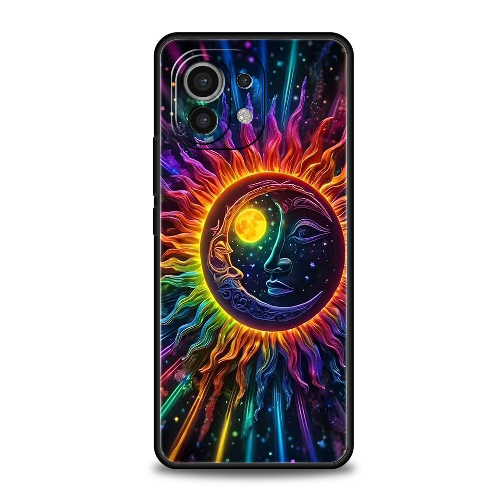 Moon Sun Phone Case Cover for Xiaomi Mi 15 14 13 12 11 Ultra 14T 13T 12T 11T 10T Pro Lite 5G Shockproof Silicone Capas Funda Bag