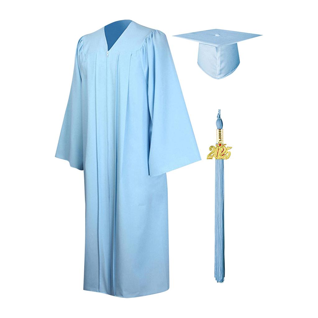Комплект мантии бакалавра для взрослых однотонный, платье для выступления, выпускное платье, платье для бала
