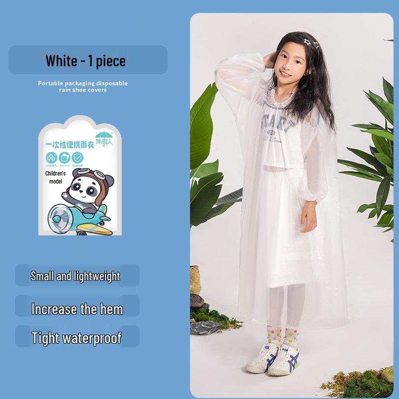 Портативные водонепроницаемые толстые прозрачные одноразовые бахилы - индивидуально упакованы для использования на открытом воздухе